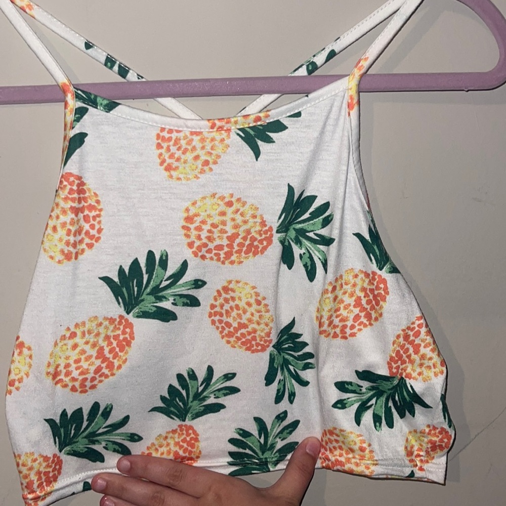 Pineapple crop top